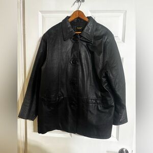 Men’s HABAND Salon Studio 100% Leather Jacket Large minor wear